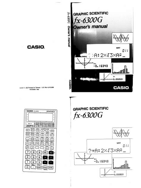 casio fx 6300g manual pdf.